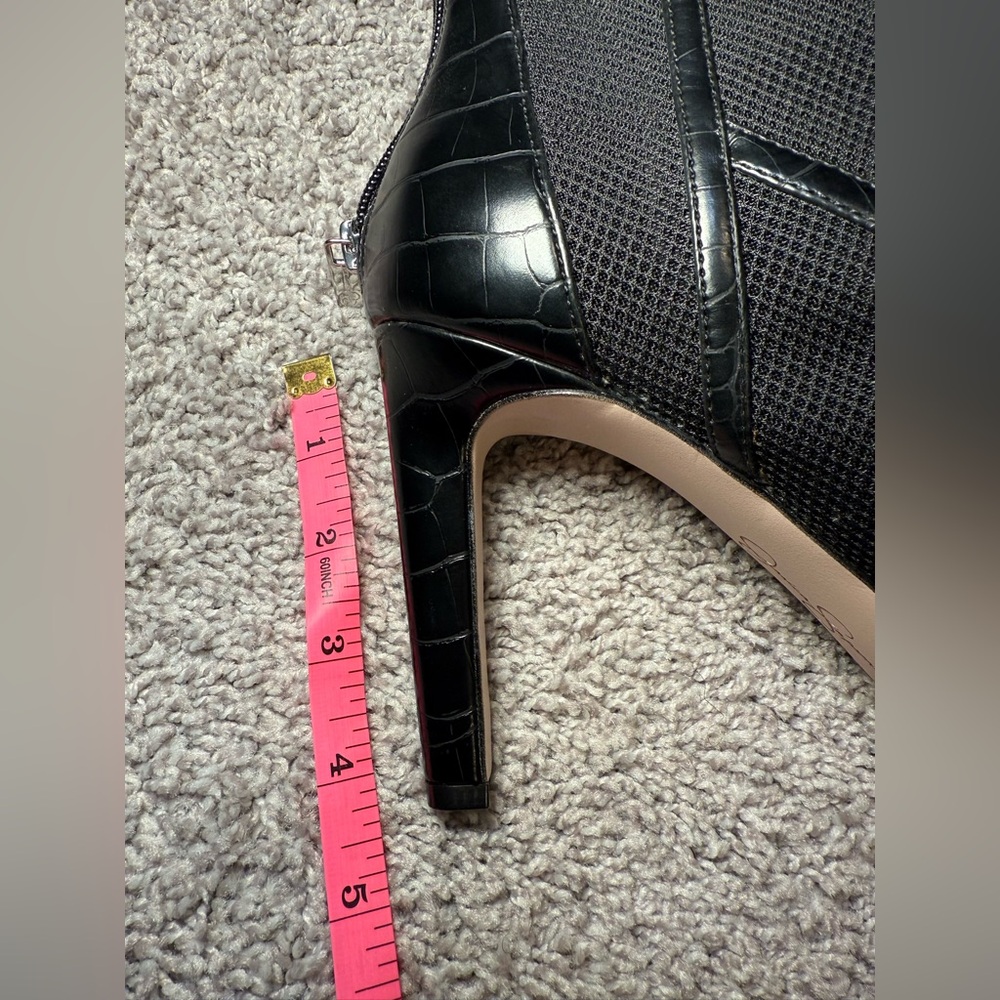Jessica Simpson Black Peep-Toe Ankle Booties - Picture 11 of 15